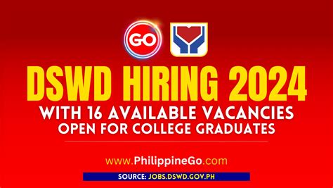 dswd hiring 2024|Jobs in: .